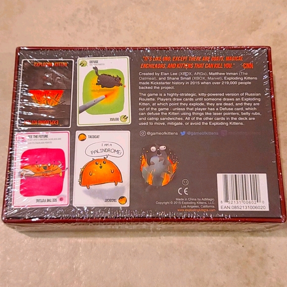 New! Exploding Kittens Card Game - Picture 2 of 3